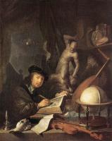 Dou, Gerrit - Painter in his Studio